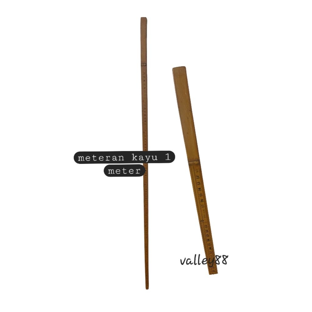 meteran kayu 1 meter/meteran karpet/meteran kain