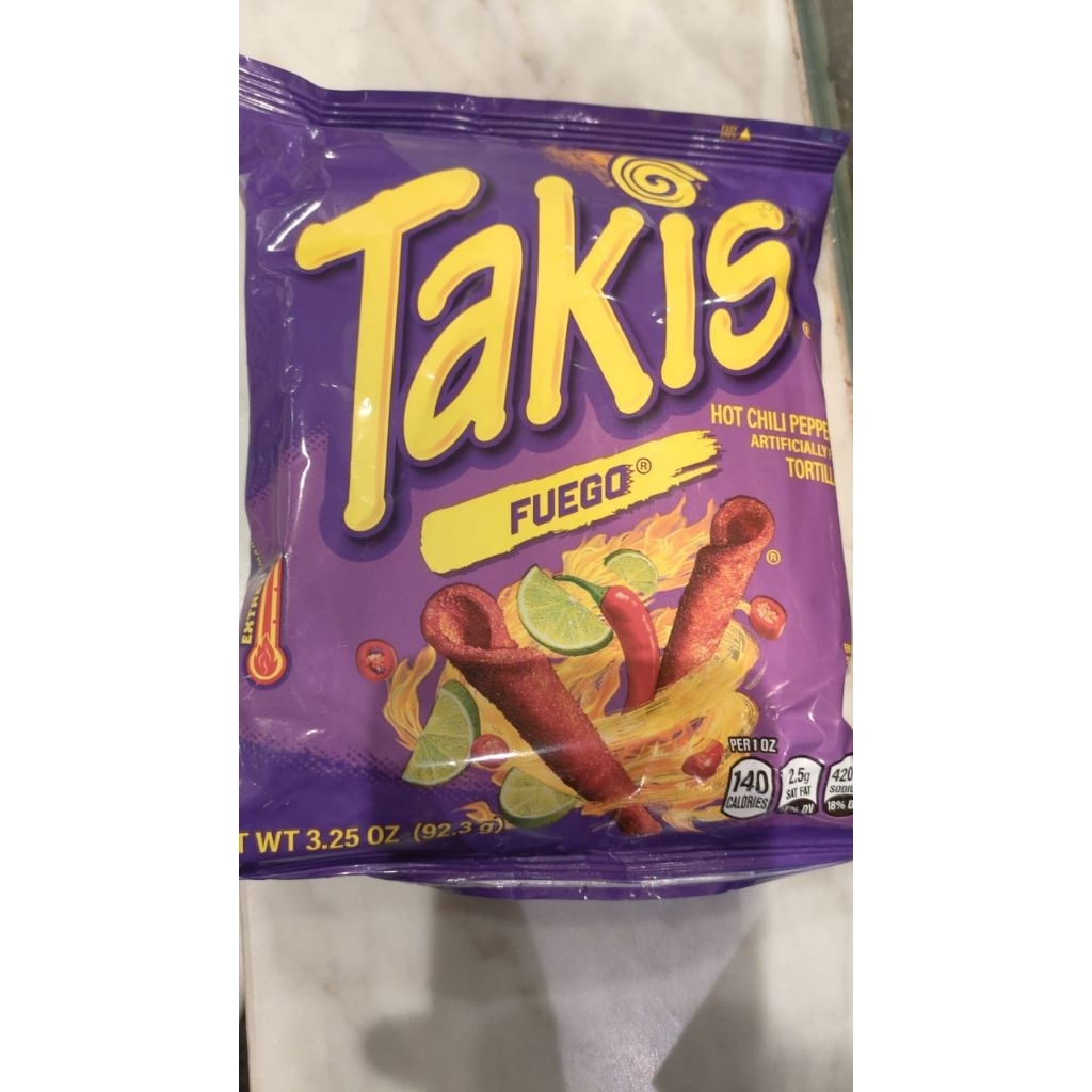 

Takis Snacks Cemilan Pedas Impor USA Pepper 92,3 gr