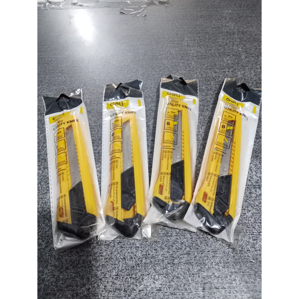 

PISAU CUTTER DELI 18MM SK4 EDL018Z