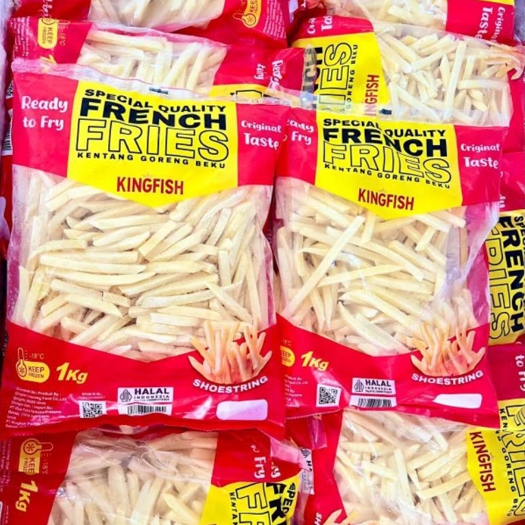 

KINGFISH FRENCH FRIES SHOESTRING / STRAIGHT CUT 1 KG (FROZEN FOOD)