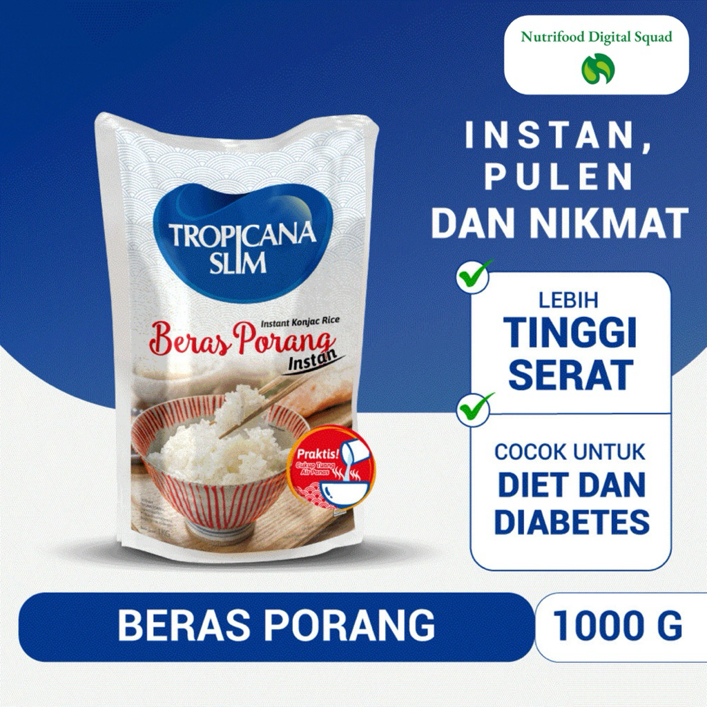 

TROPICANASLIM BERAS PORANG 1kg