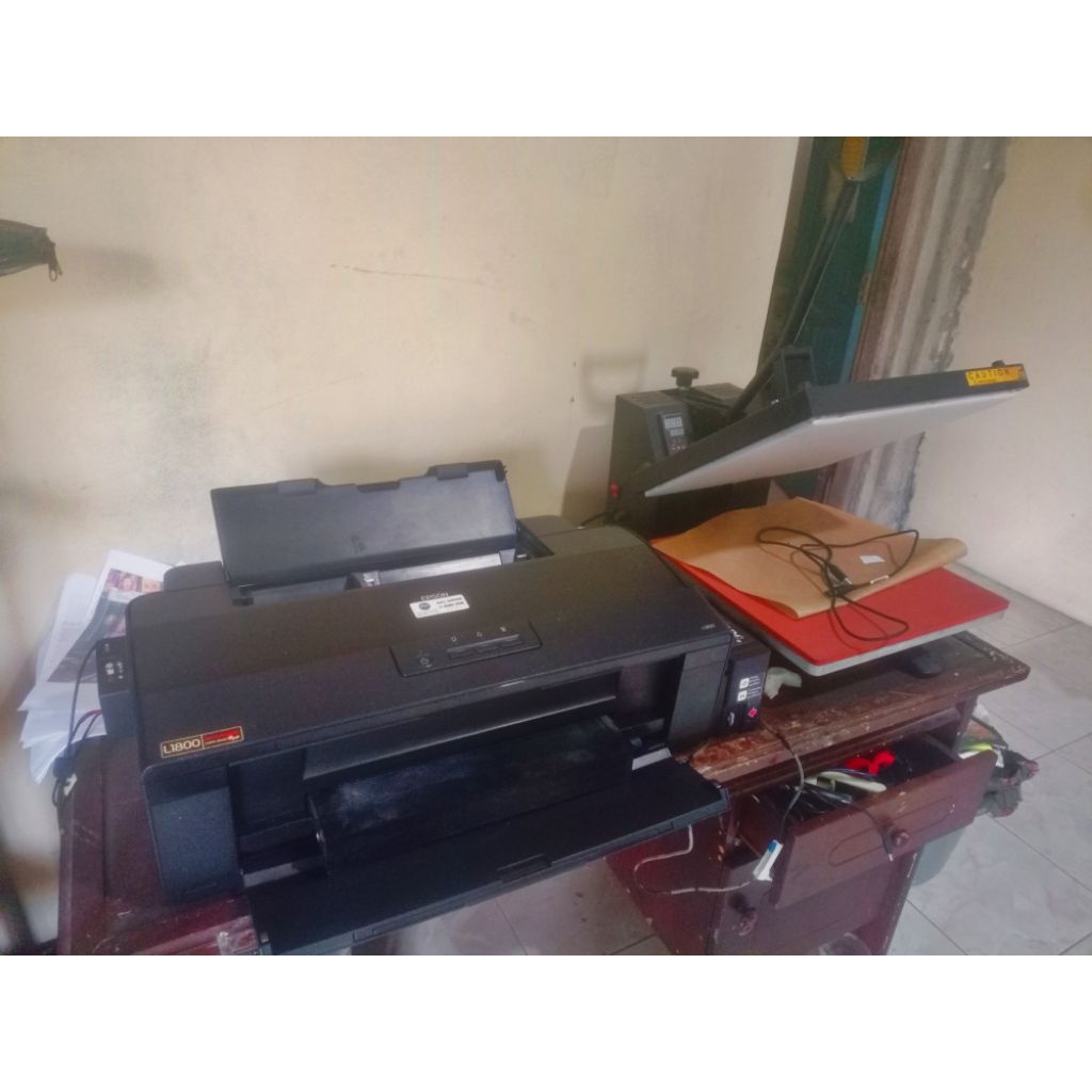 Paket Usaha Sablon DTF L1800|Mesin Press | Oven