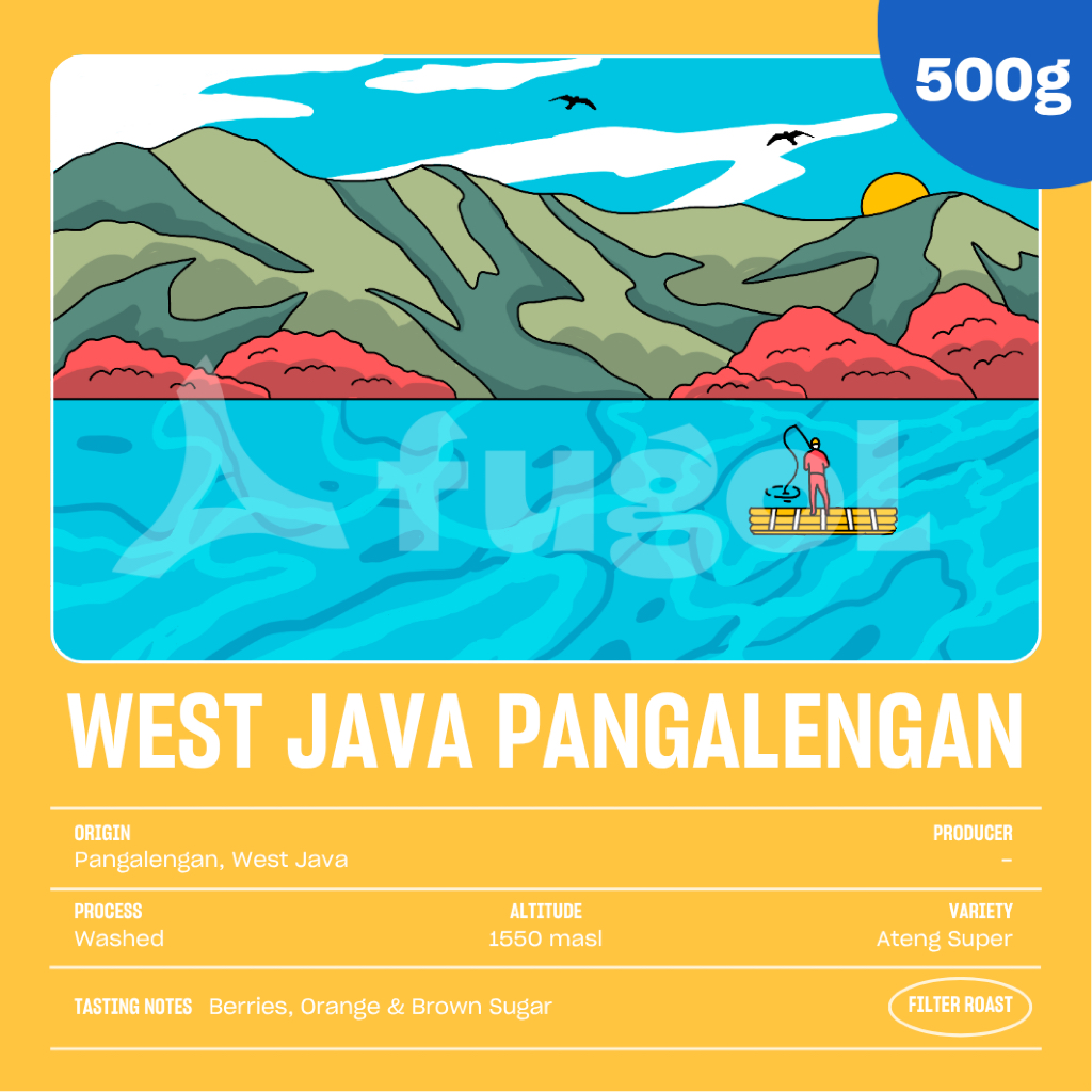 

Biji Kopi Arabika West Java Pangalengan (500 gr) Single Origin Coffee