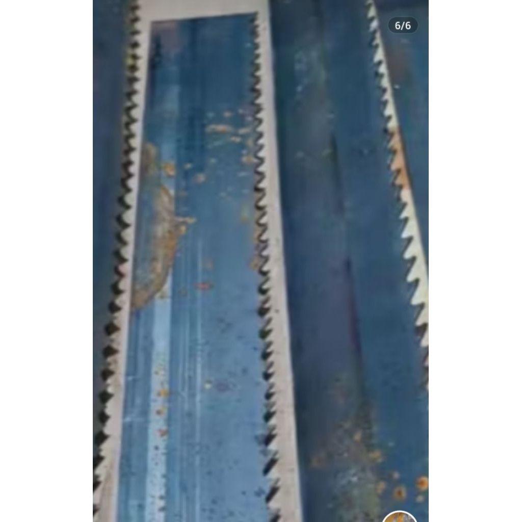 gergaji besi bekas tebal 1,6mm