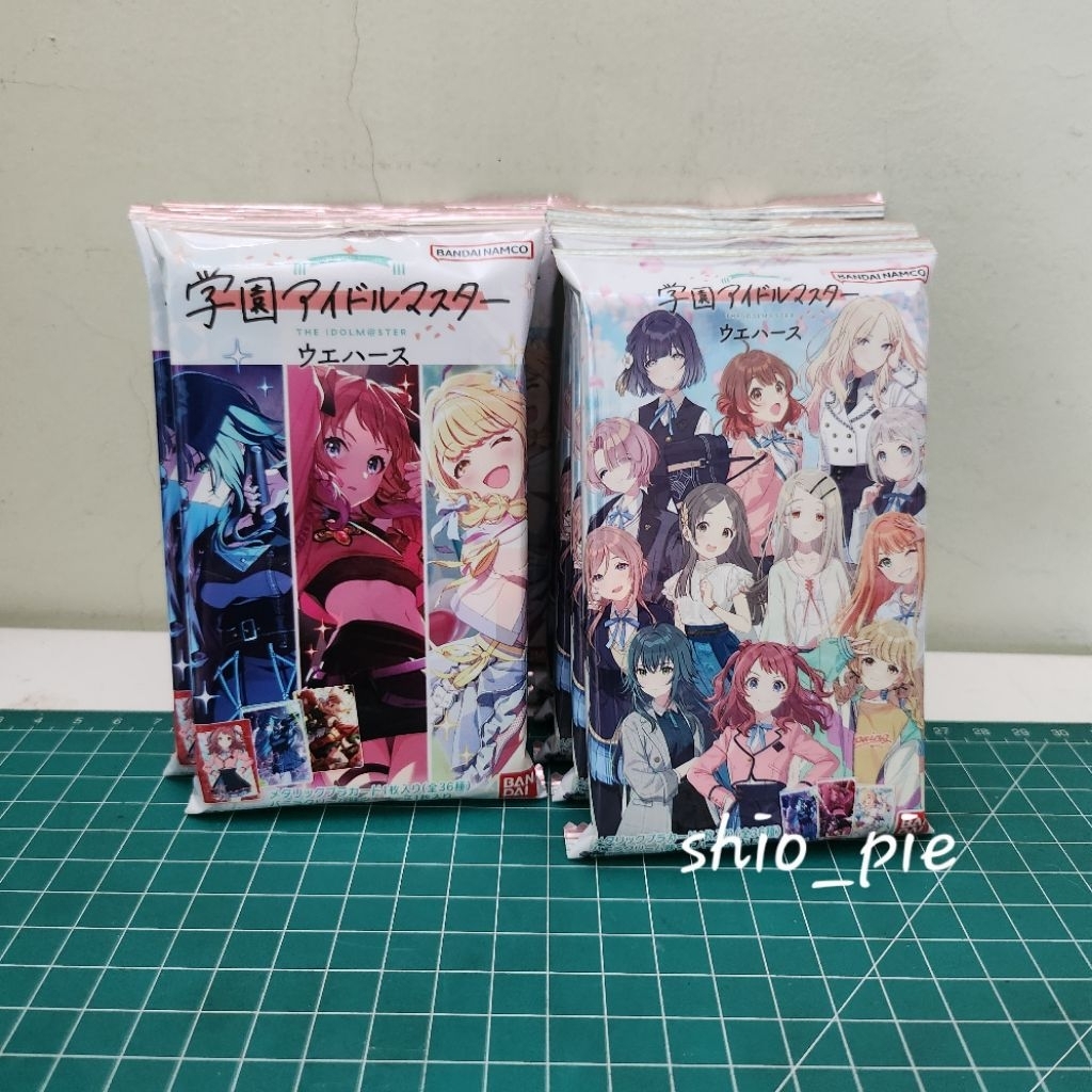 

Gakuen Idolmaster idolm@ster idol master wafer card snack with bonus kartu