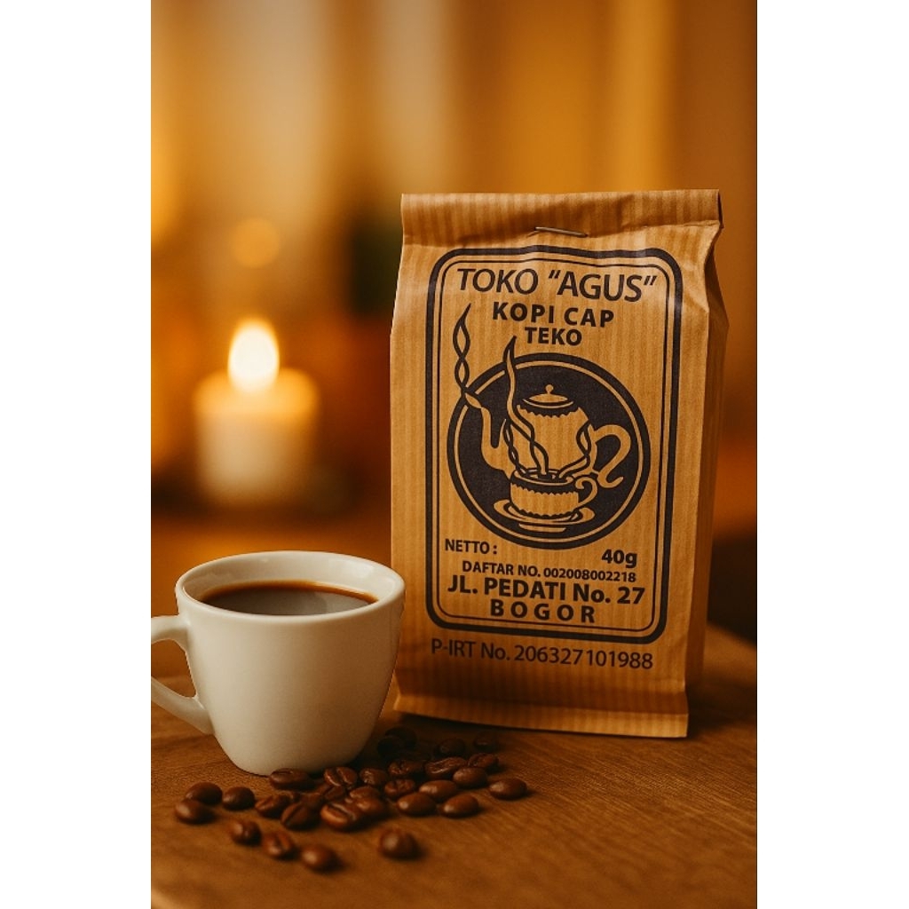 

Kopi Cap Teko Netto 40g Kopi Tanpa Gula Cocok Untuk Kaum Muda & Tua Coffee