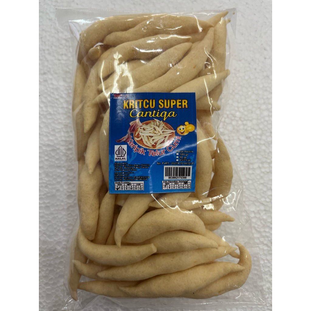 

Kricu keripik telur cumi Cemilan khasnya Bangka