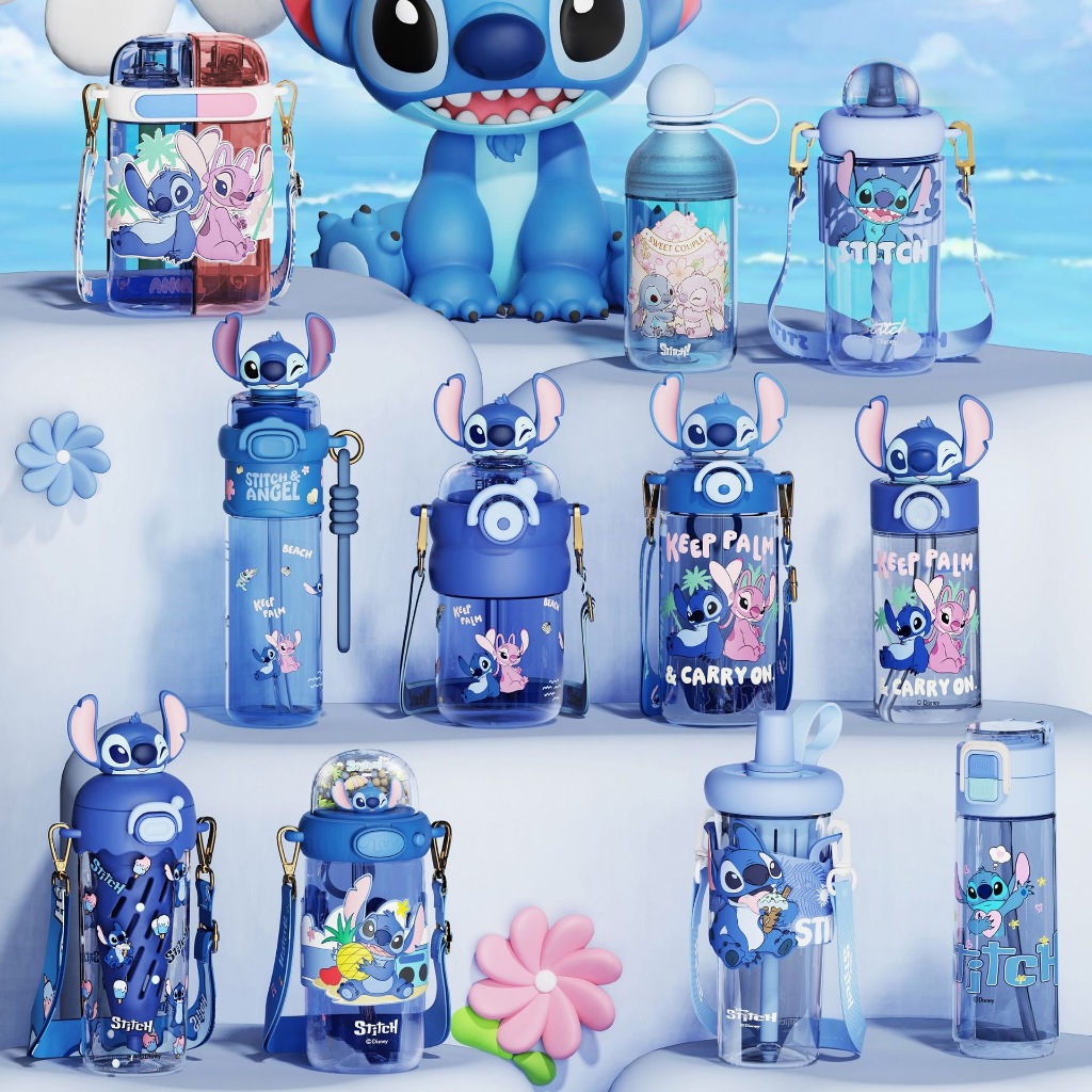 Botol Minum Anak Tritan Karakter Stitch / Botol Minum Anak BPA Free Berkarakter Stitch