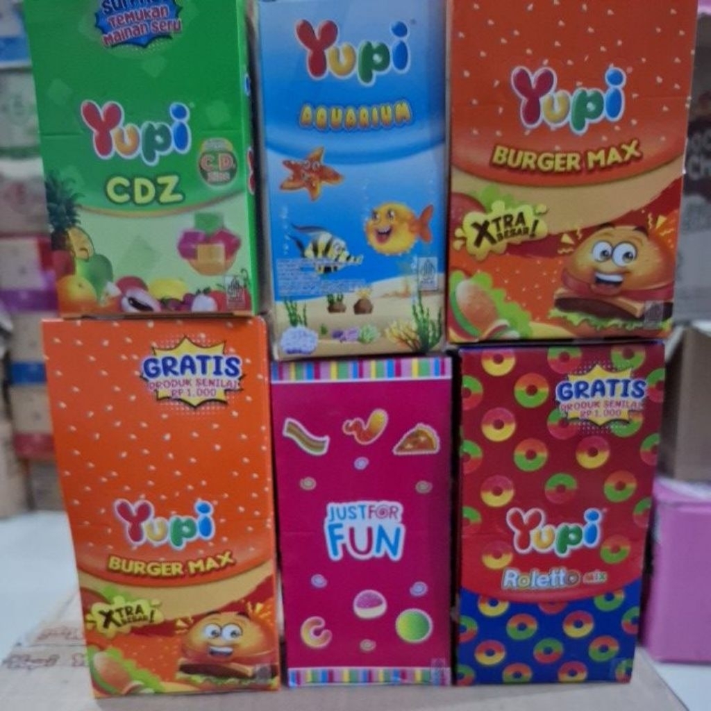 

Permen Yupi isi 12 pcs // box
