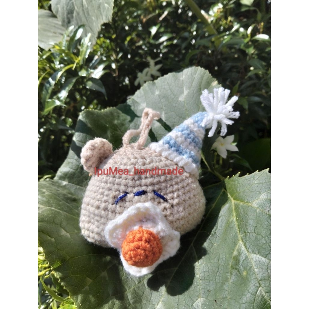 bag charm Bear Head