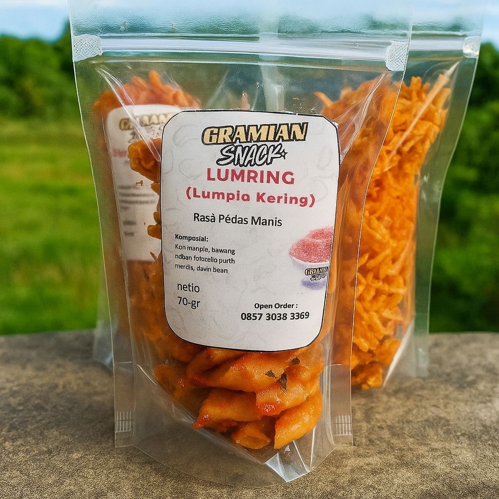 

Lumring (Lumpia Kering) pedas manis