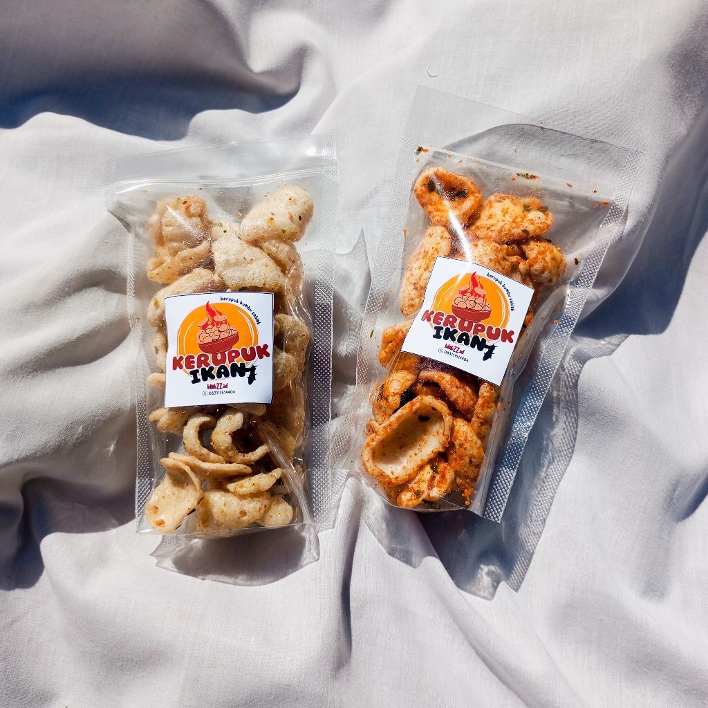 

blakZZ.id Kerupuk Ikan bumbu SEBLAK pedas/ori 75gram