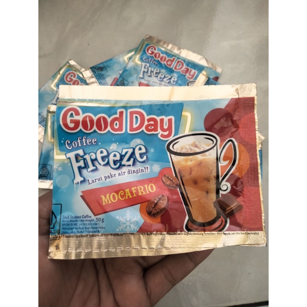 

Bungkus bekas kopi GoodDay Freeze