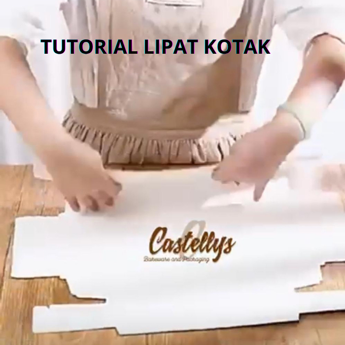 

Tutorial Tips cara Lipat Kotak Kue Hampers