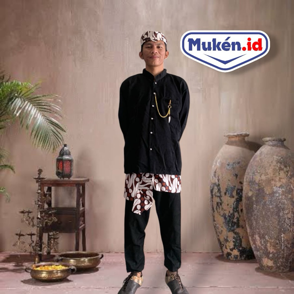[PACKING DUS] Baju Adat Basofi baju adat Jawa Cak Pria  baju adat Jawa timur Beskap baju karnaval