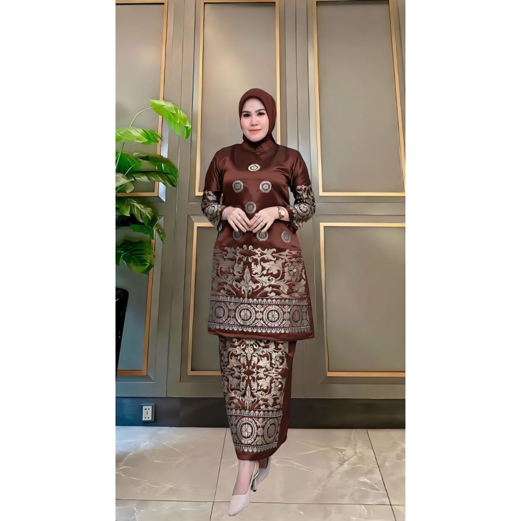 Kebaya Kurung Melayu Modern Kebaya Pesta Kebaya Melayu Elegan