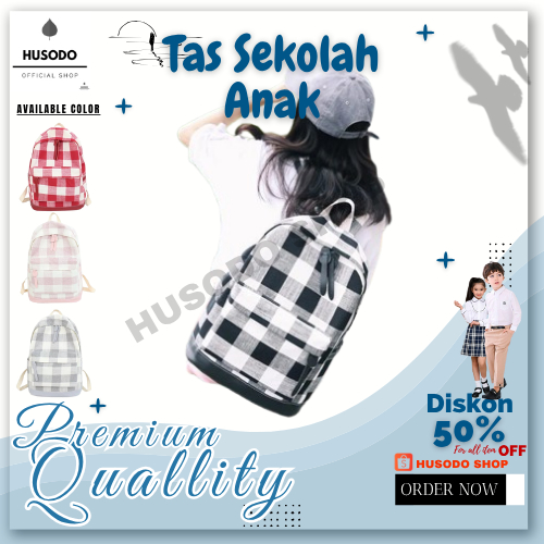 Ransel Anak / Backpack Anak / Tas Anak Perempuan / Tas Anak Laki Laki / Tas Sekolah TK SD SMP Kode H