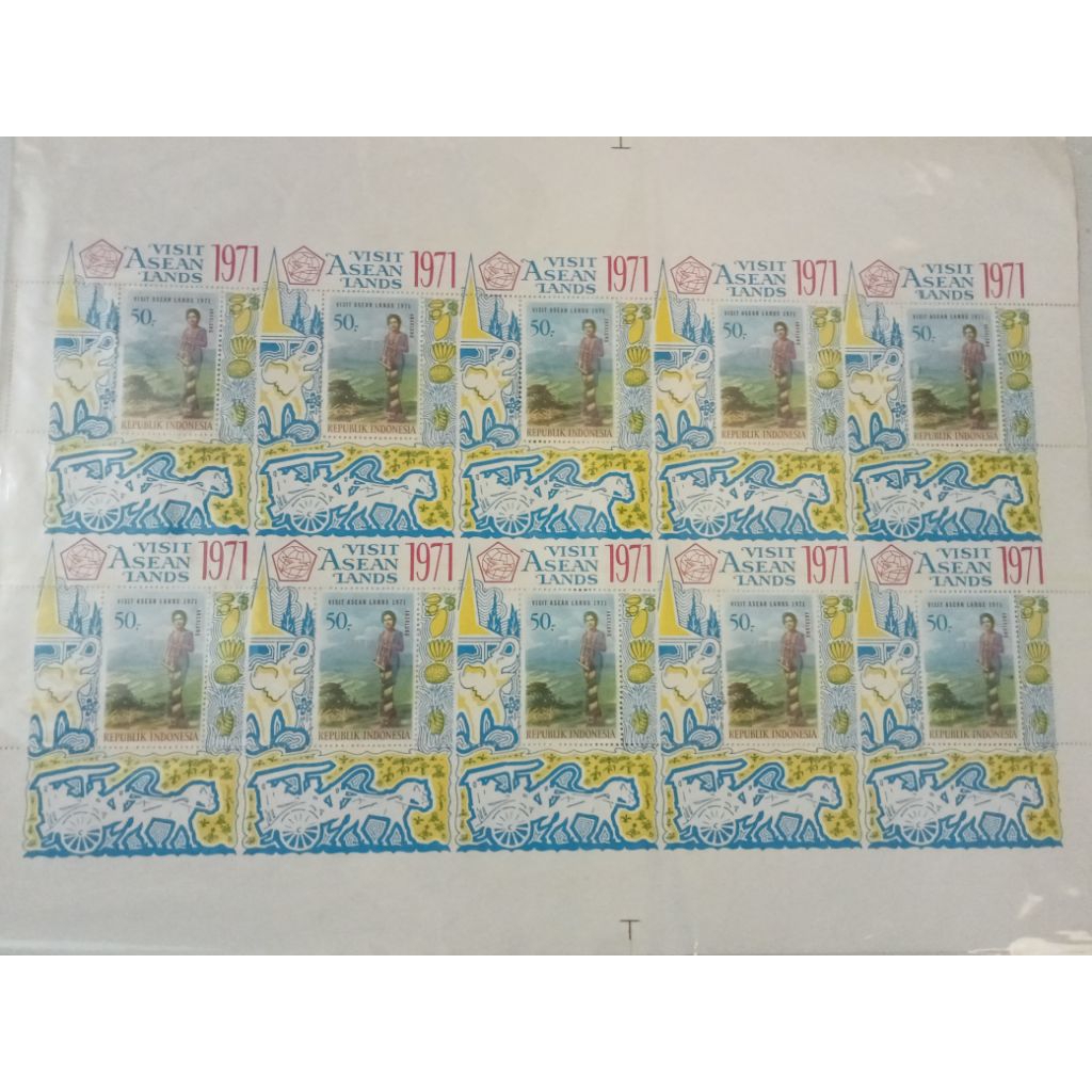 

perangko Indonesia full sheet perangko Uncut sheet lawas langka perangko