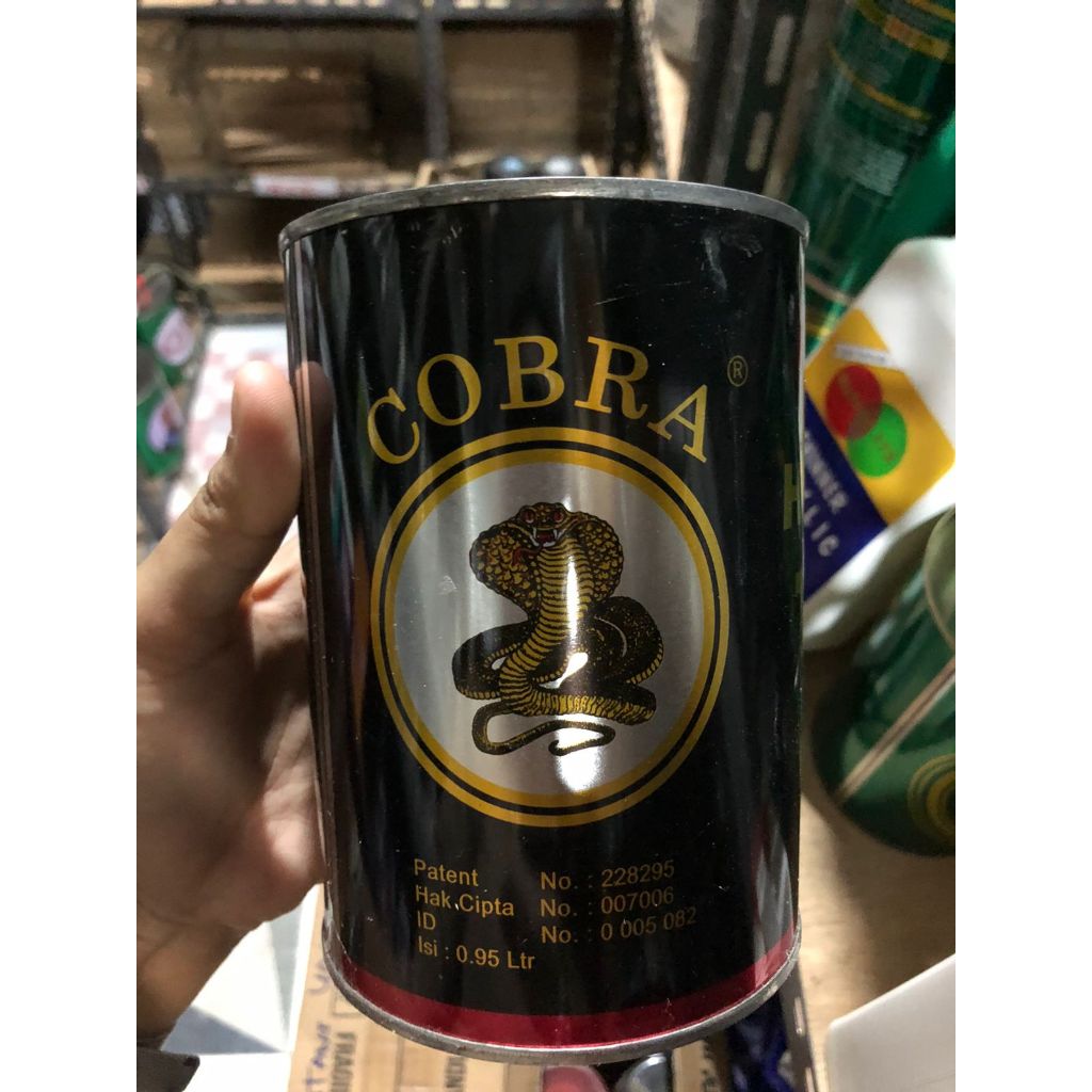 

Thinner Cobra Hitam High Gloss / Kemasan 0,95 Liter / Thinner