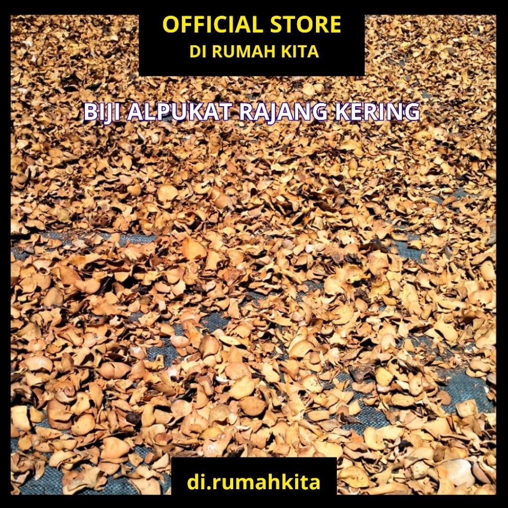 

Biji Alpukat Rajang Kering 100% Original (1 Kg / 500 g / 250 g / 100 g)