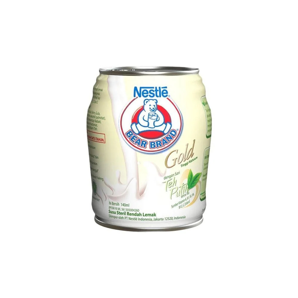 

BEAR BRAND WHITE TEA SUSU STERIL 140 ML