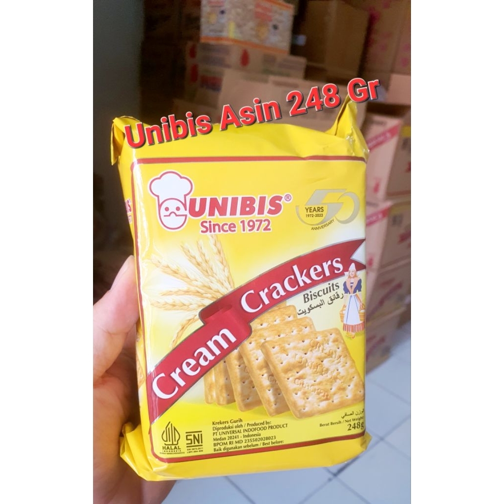 

Unibis Cream Cracker Asin Pack 248 Gr