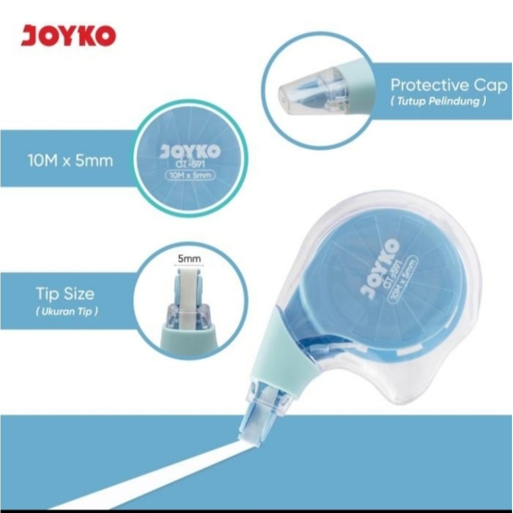 

Pita Koreksi correction Tape Joyko CT-591