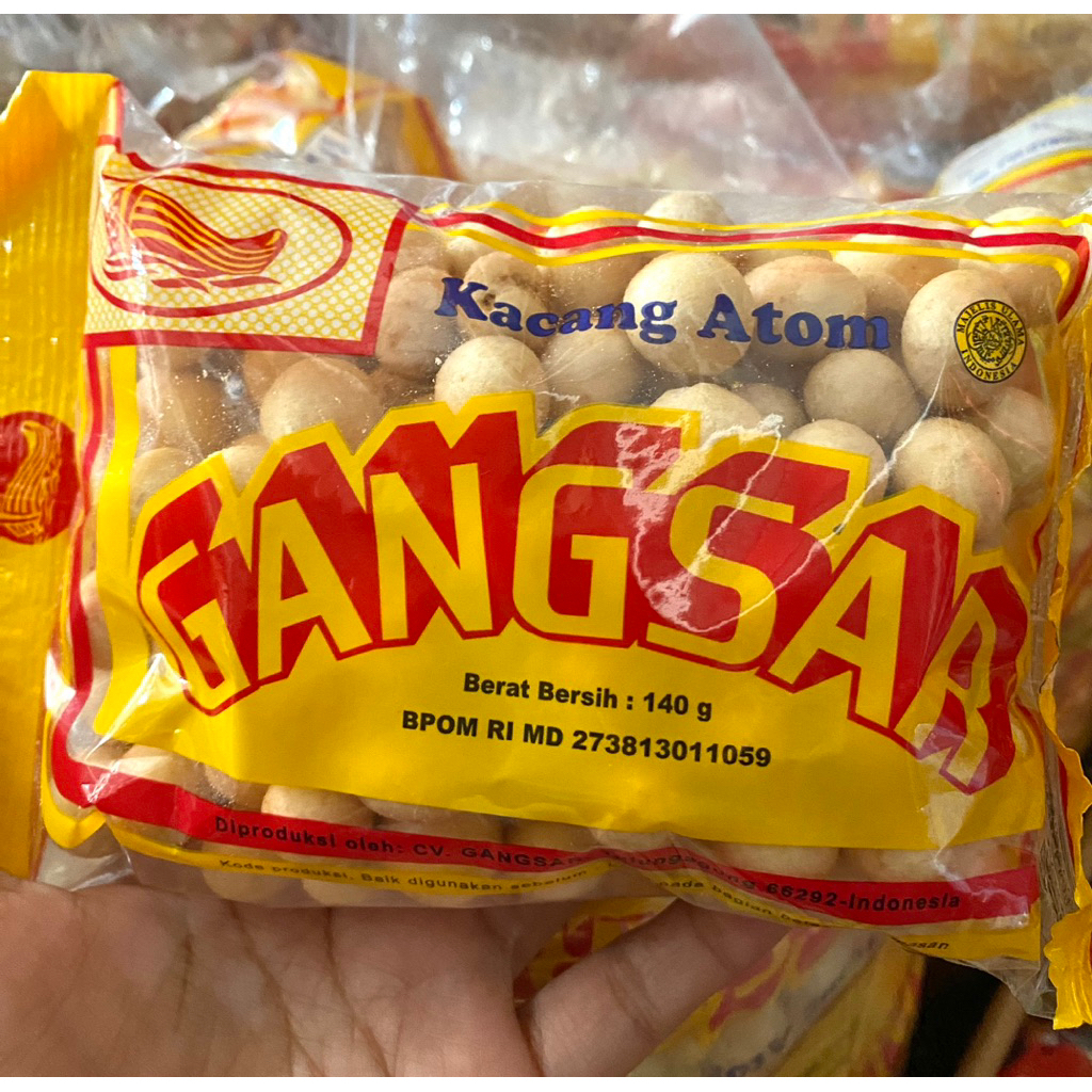 

KACANG ATOM GANGSAR 140GR