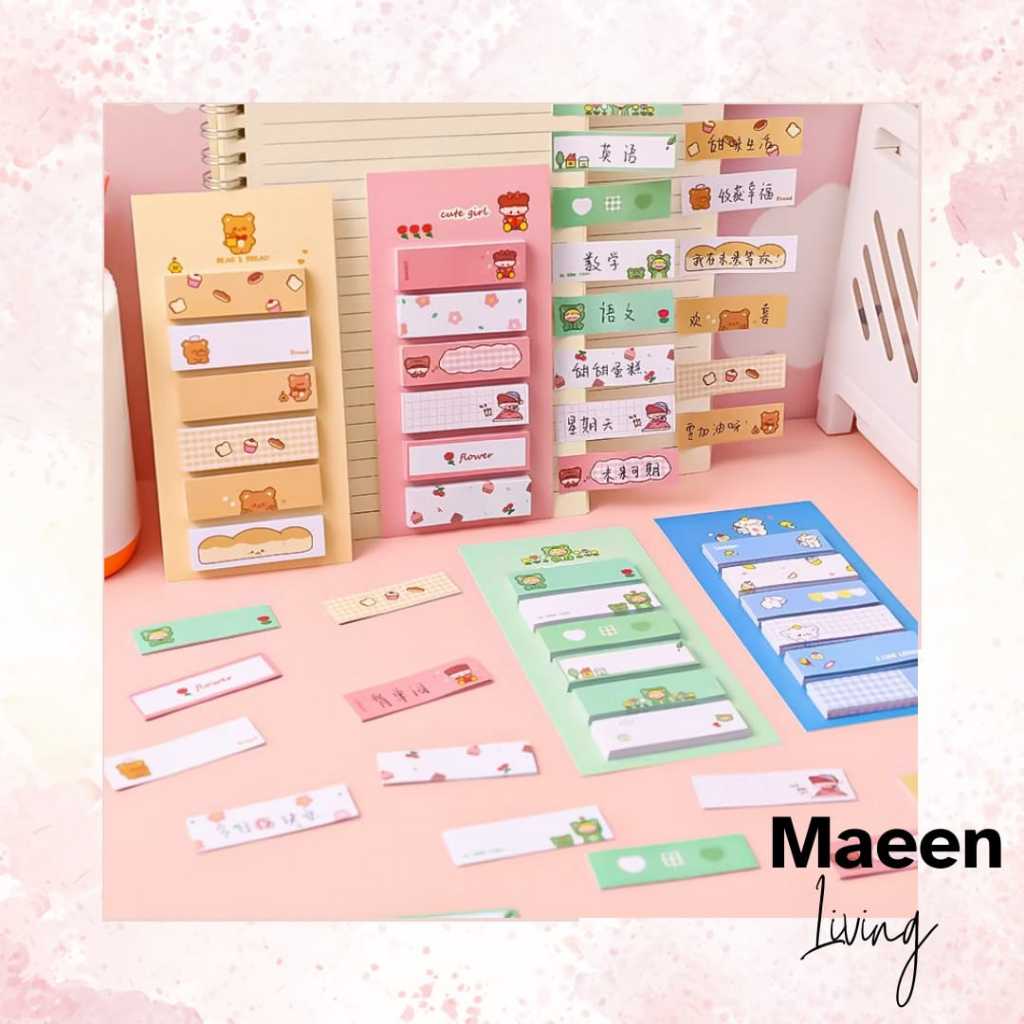 

MLIV - Sticky Notes - Memo Stick 6 in 1 Karakter Series 120 Lembar