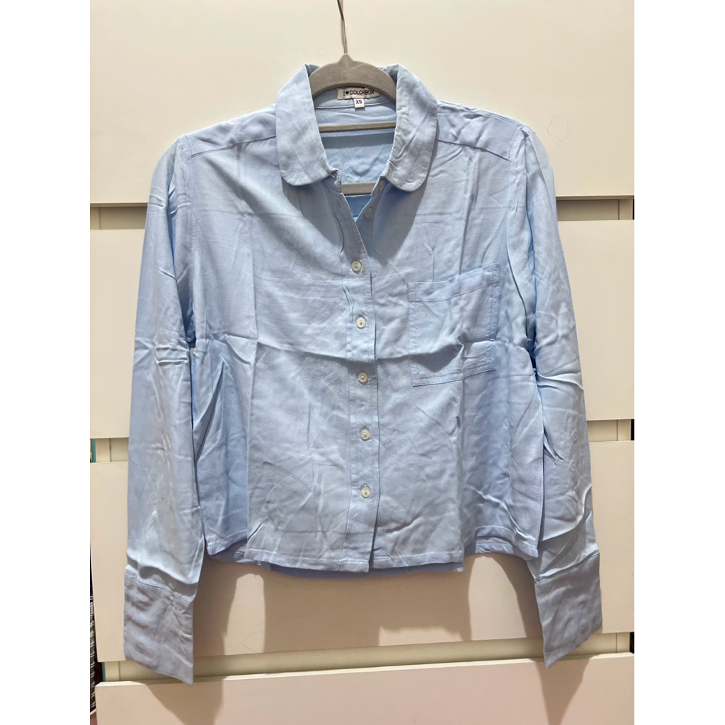 Preloved - kemeja colorbox size XS baby blue