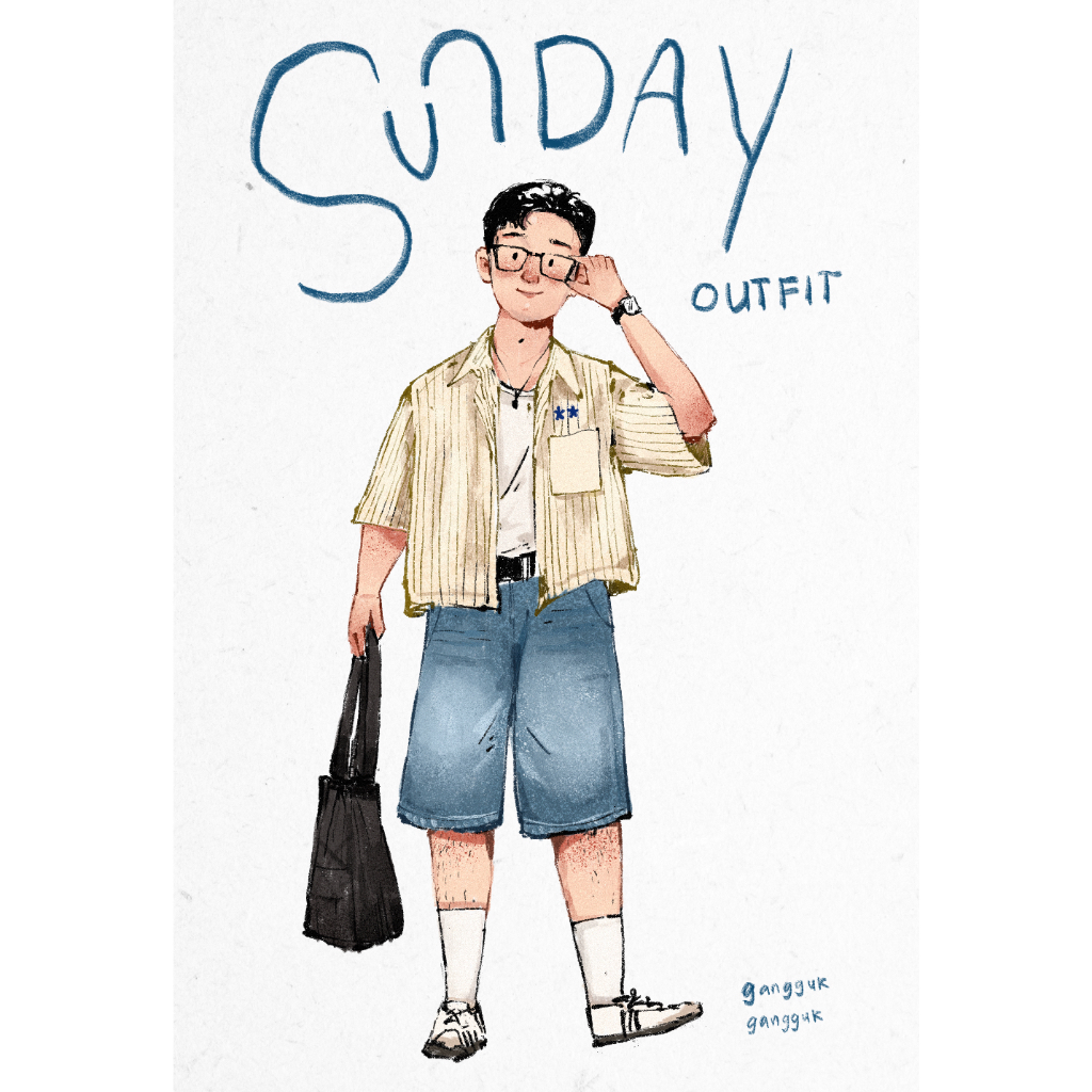 custom Ilustrasi gambar potrait