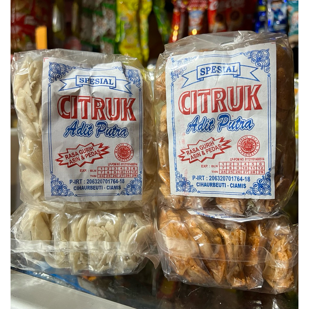 

Citruk Kerupuk Keripik Seblak Asin/ Pedas 1 Pak isi 10 bungkus