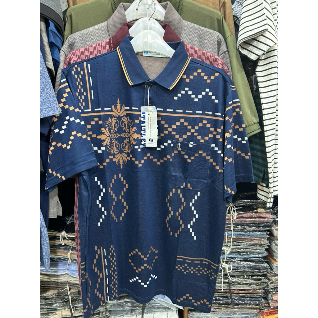 Kaos kerah itaitley size M | kaos kerah dewasa | kaos wangky dewasa orang tua bapak