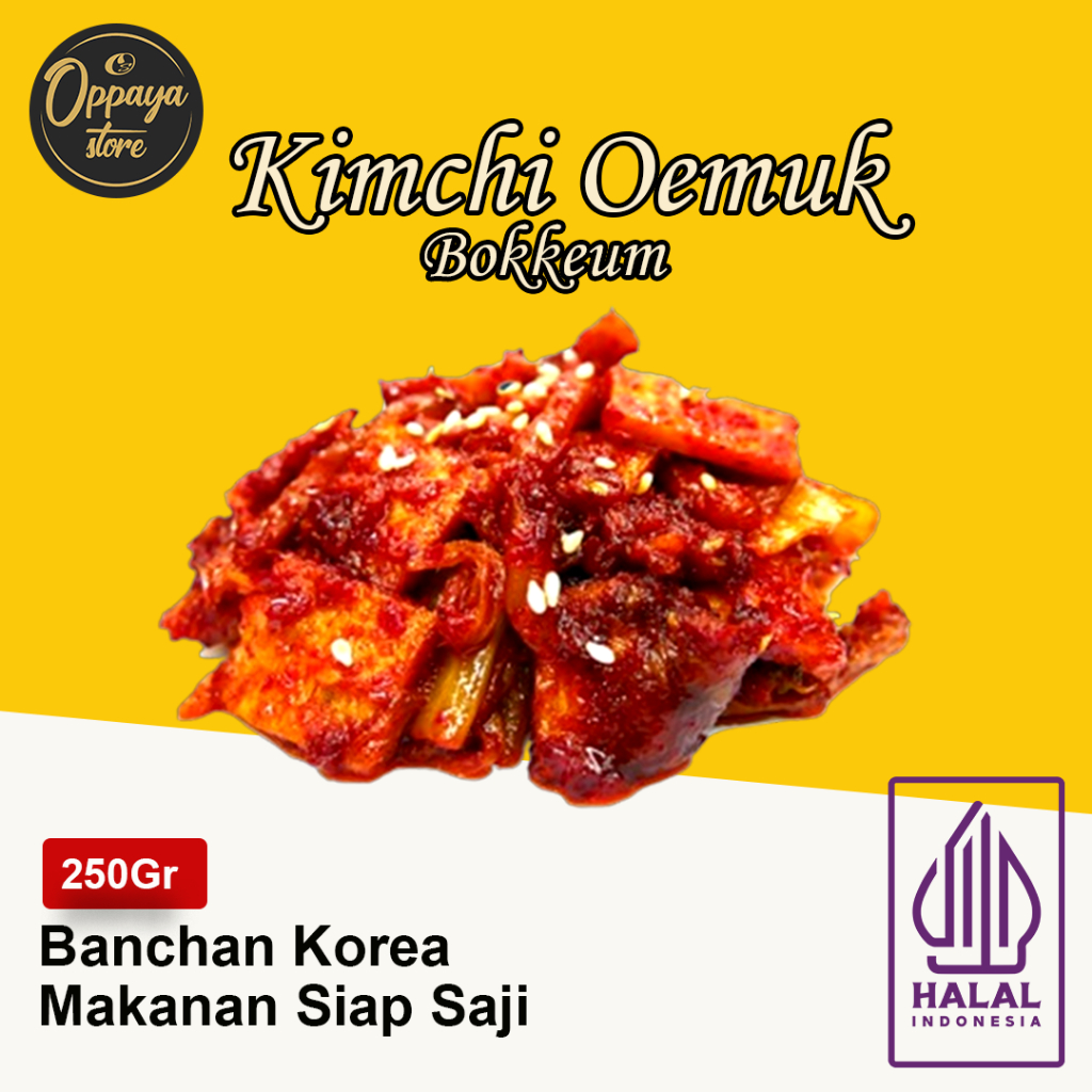 

Kimchi Odeng Bokkeum Banchan/김치오뎅 볶음/Kimchi & Odeng 250Gr