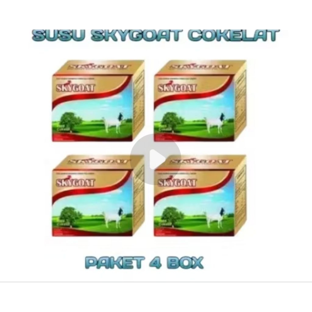

susu kambing sky goat coklat 4 box