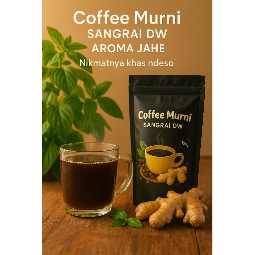 

KOPI JAHE Kopi Bubuk Murni Aroma Jahe