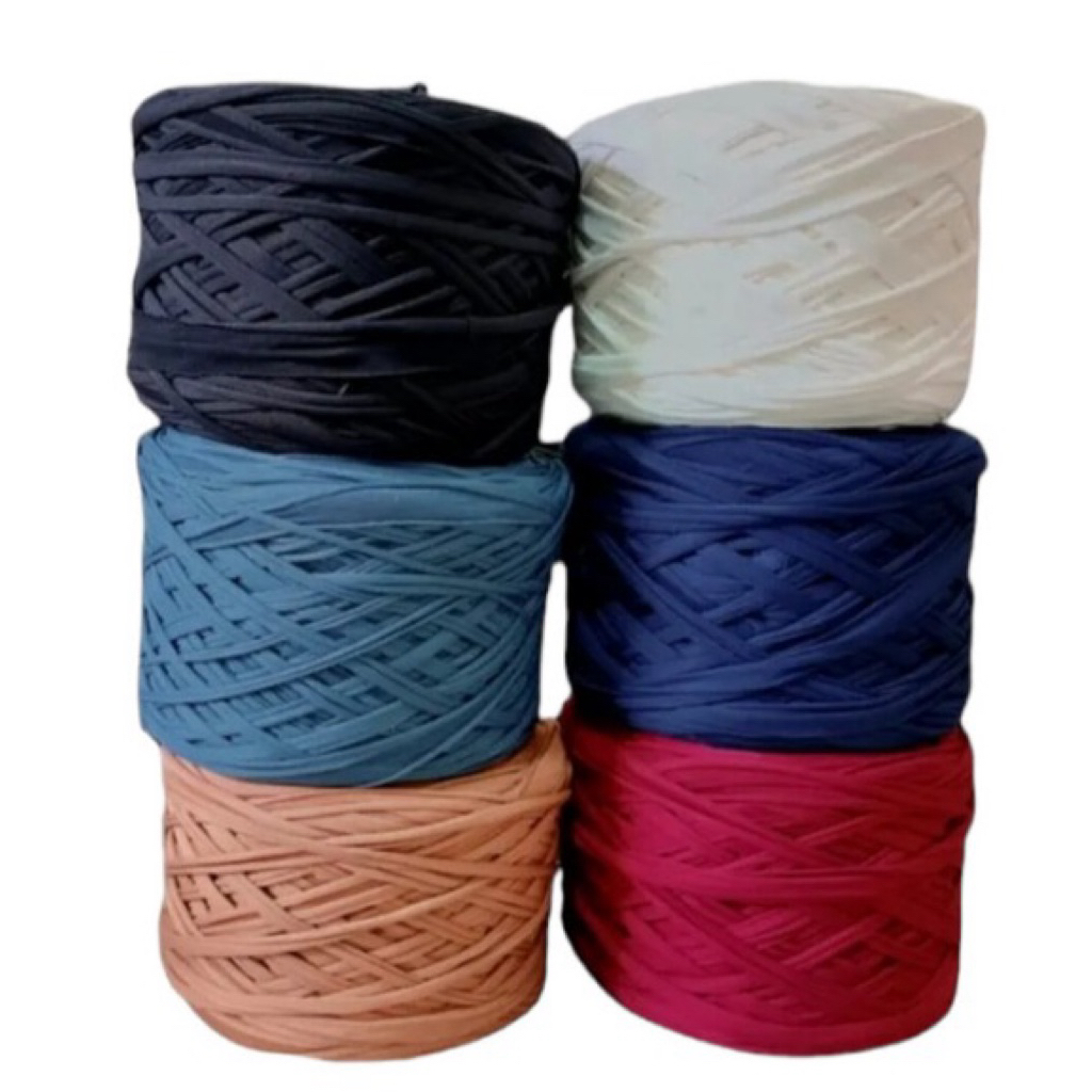 Benang Kaos / Tshirt Yarn 700 Gram Bahan Kerajinan| Tali Majun