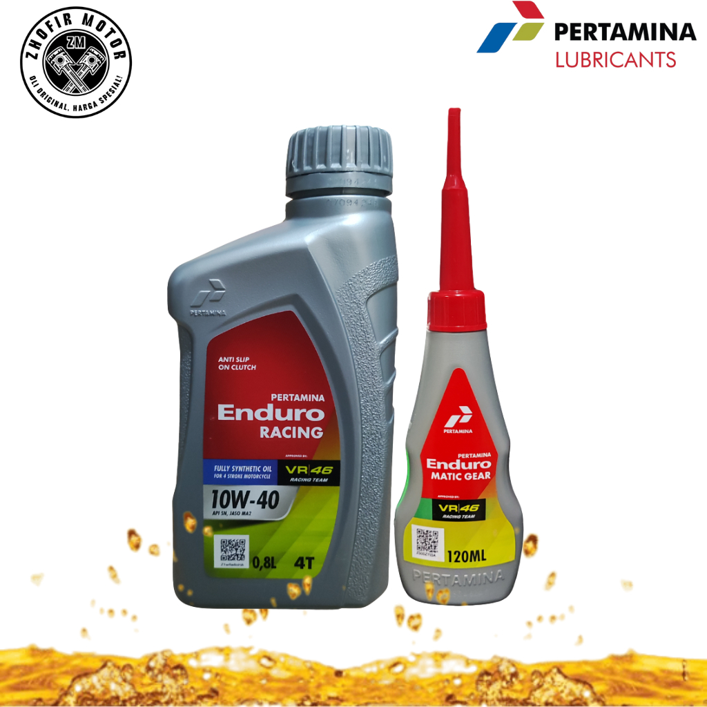 ENDURO RACING 800ml PAKET DENGAN OLI GARDAN ENDURO 120ml ORIGINAL