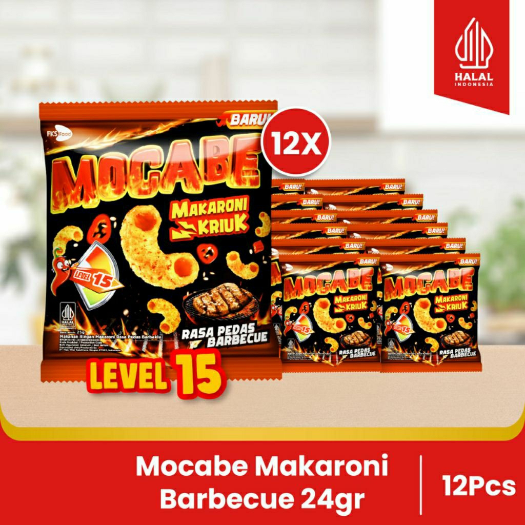 

Paket Bundling - Macaroni Mocabe - Barbecue - 24 gr - 12 pcs