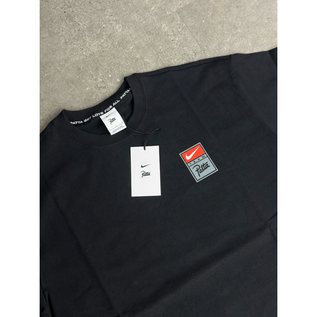 NIKE X PATTA TEE BLACK 100% ORIGINAL