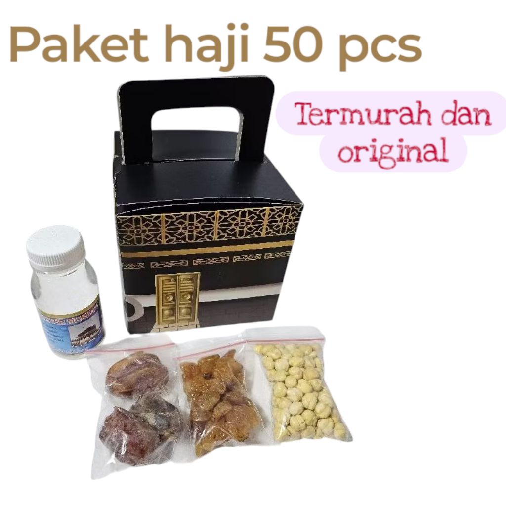 

Paket Oleh Oleh Haji Umroh 50 Pcs#Paket H