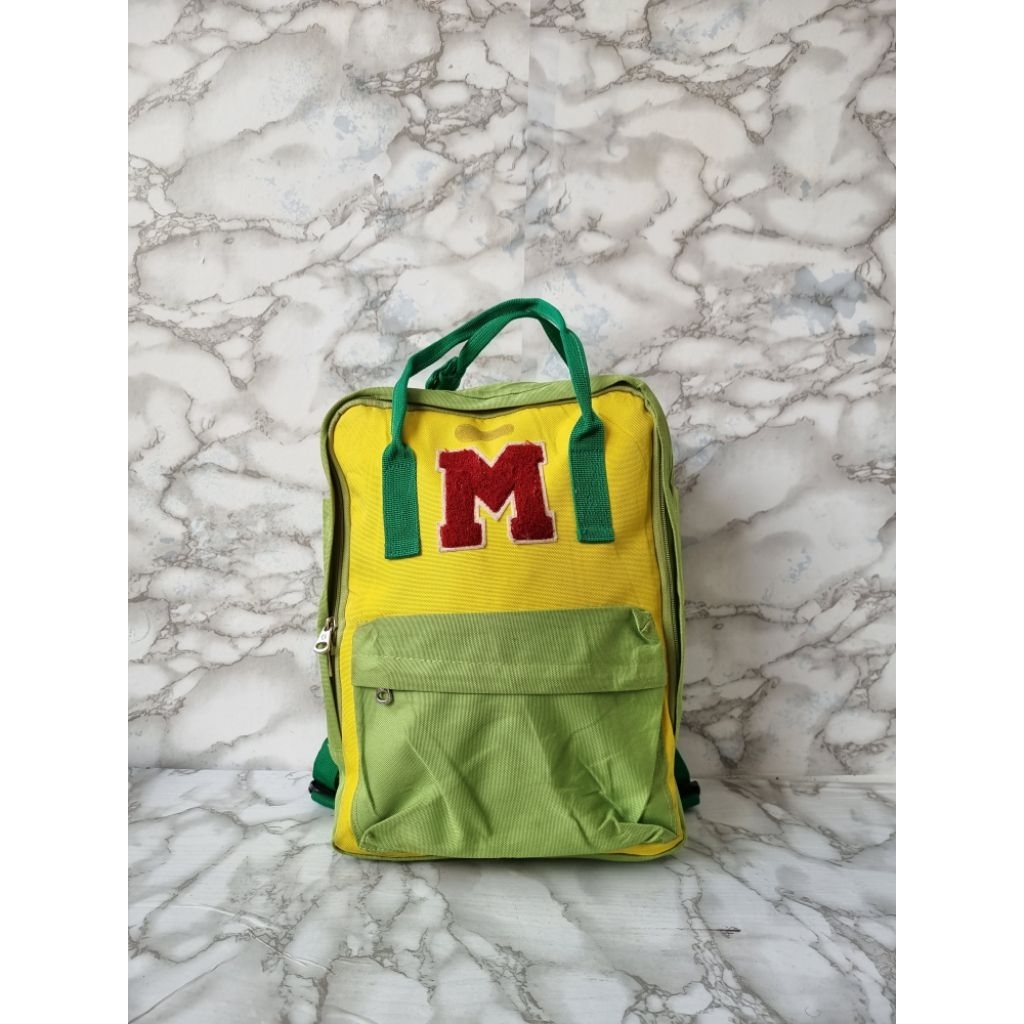TAS RANSEL ANAK BALITA DAN TK MAMI KIDS SECOND BRAND HIJAU