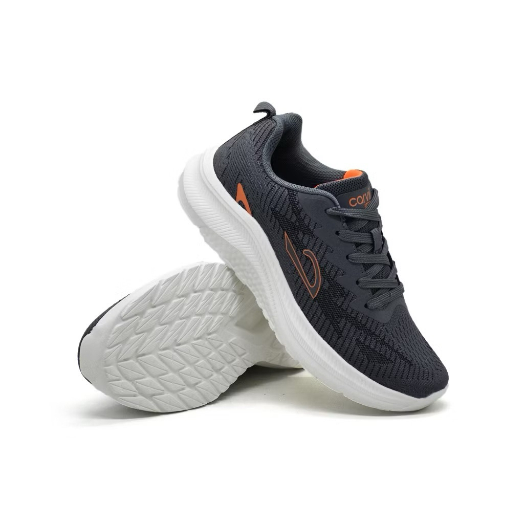 Sepatu Olahraga Pria Remaja Dewasa Carvil Ramond-SM DARK GREY ABU GELAP