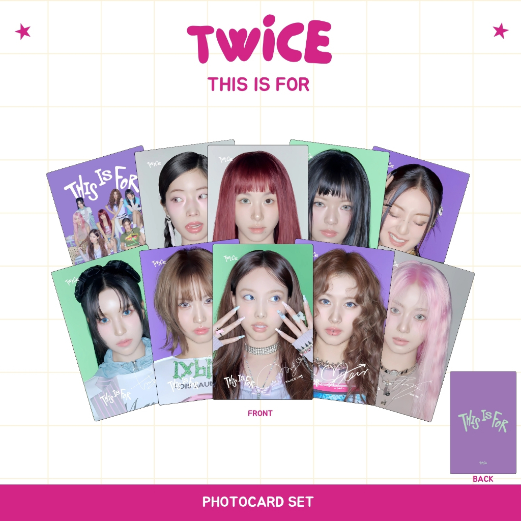 TWICE 8th POPUP RTB 韓国SSJYP ダヒョン 3種セット TWICE 8th POPUP RTB 韓国SSJYP ダヒョン 3種セット TWICE JAPAN