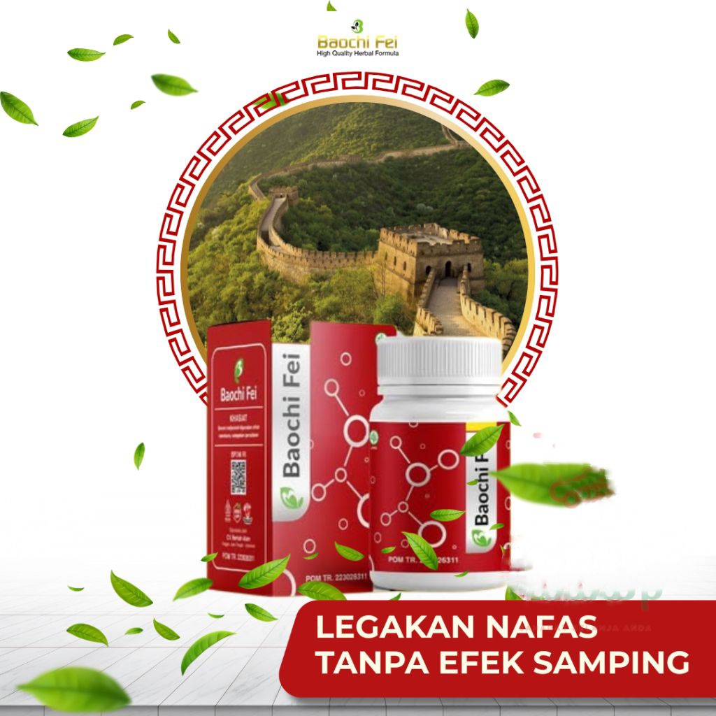 BAOCHI FEI KAPSUL HERBAL OBAT PARU ORIGINAL