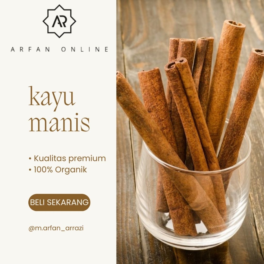 

Rempah Kayu manis 50/100gram