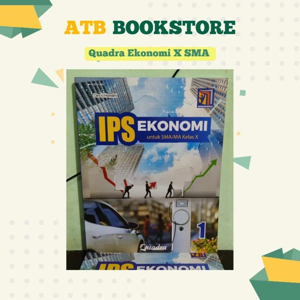 Buku Ekonomi Kelas 10, 11, 12 SMA/MA Kurikulum Merdeka - Quadra