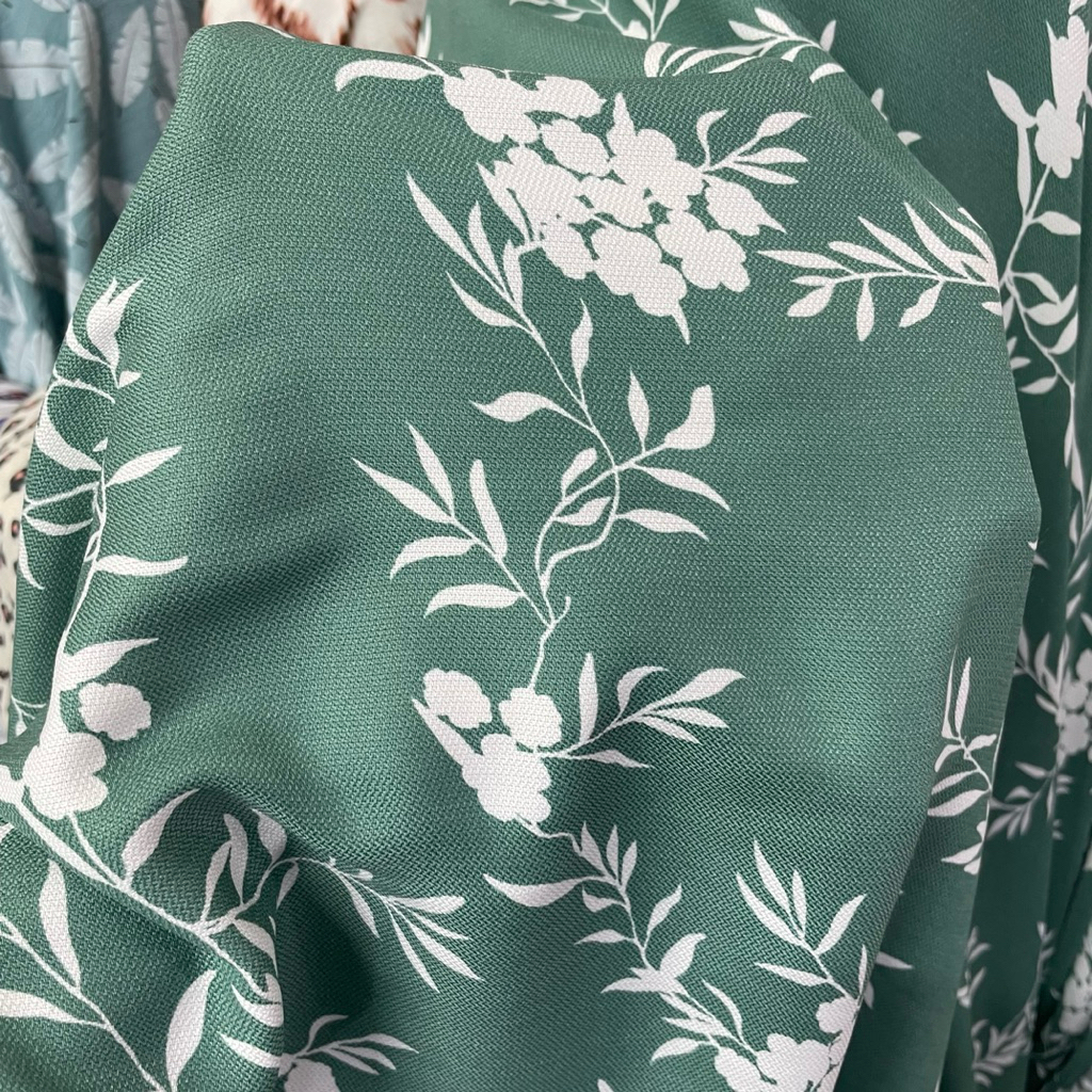 kain yoris motif bunga premium - kain yoris wafle motif - kain yorus print style premium ba