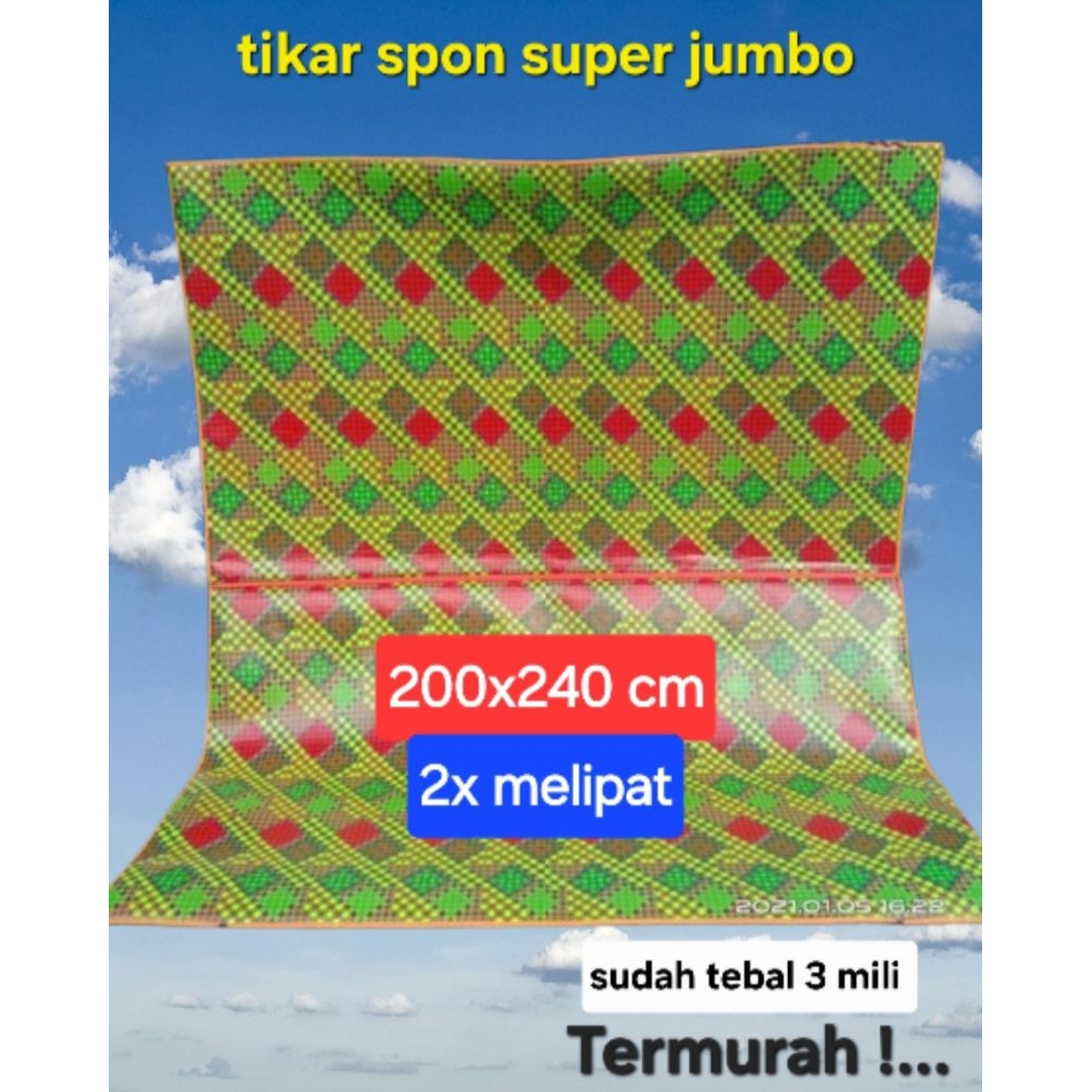 TIKAR/KARPET SPON EVA PLASTIK UKURAN JUMBO AWET TAHAN LAMA