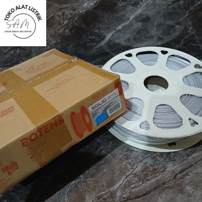 Lampu LED Strip 220V Super Terang Tahan Air 100 Meter 1 Gulungan Premium Dekorasi Mewah